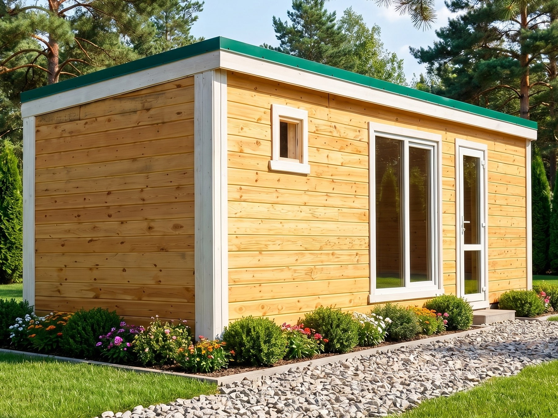 Бани Скандинавия с сантехникой мобильные